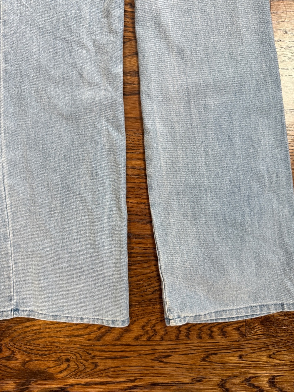 H&M Girls Light Blue Wash Wide Leg Knit Stretch Denim Jeggings Size 10 - Picture 11 of 11